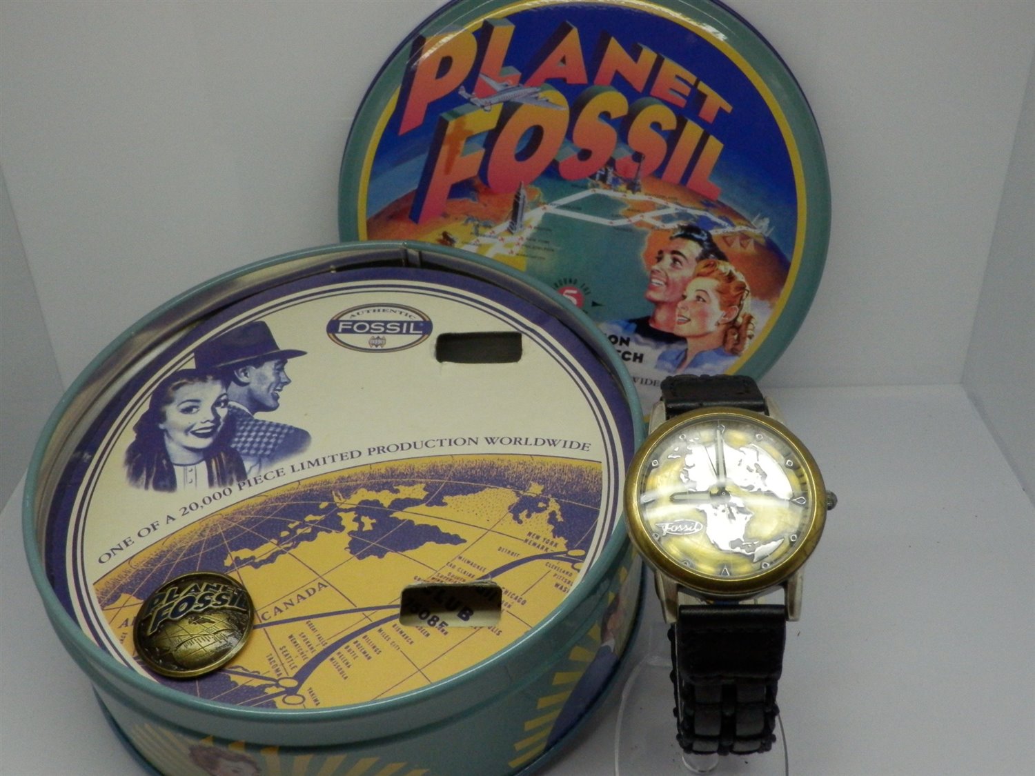 Fossil world outlet watch